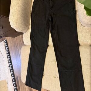 Carhartt Black Women's Straight-Leg Work Jeans